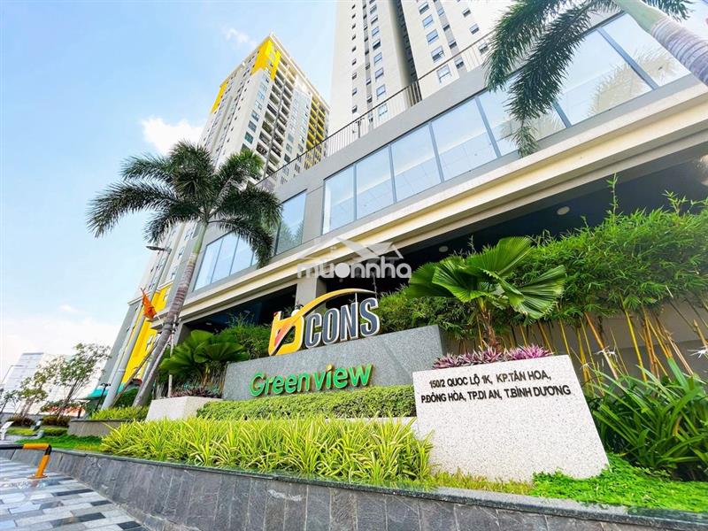 Cần cho thuê căn hộ bcons greenview - 51m2 - chỉ 5.5tr ntcb