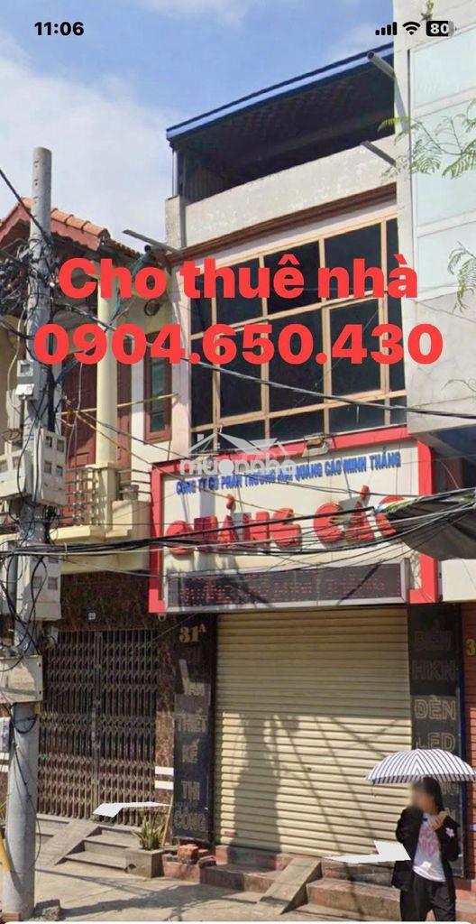 Cho thuê nhà 2 tầng mặt đường số 31 máy tơ, ngô quyền, hải phòng