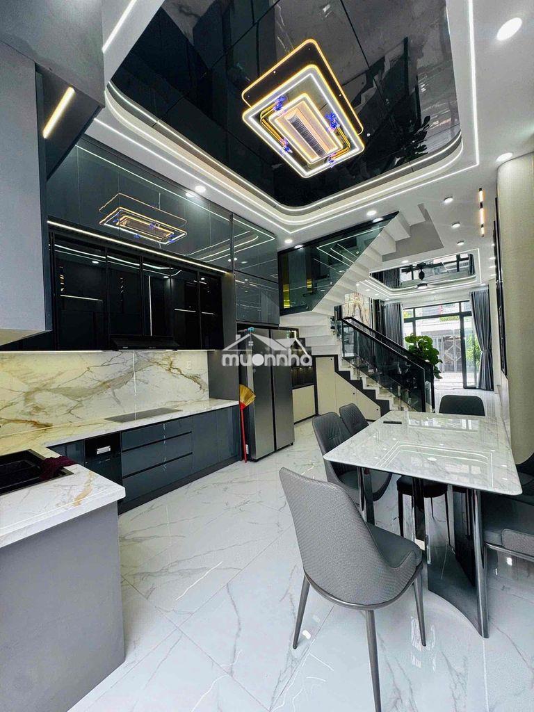 ❌4x25m tô ngọc vân, q 12-4 tầng- có sân đậu xe hơi- hẻm xe tải thông - 4
