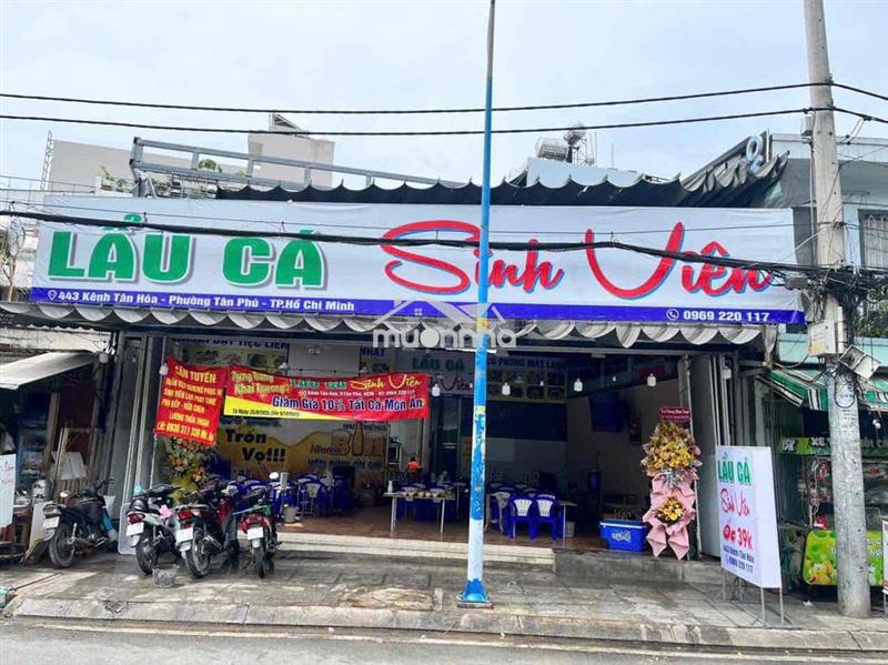 Sang quán mặt tiền kênh tân hoá