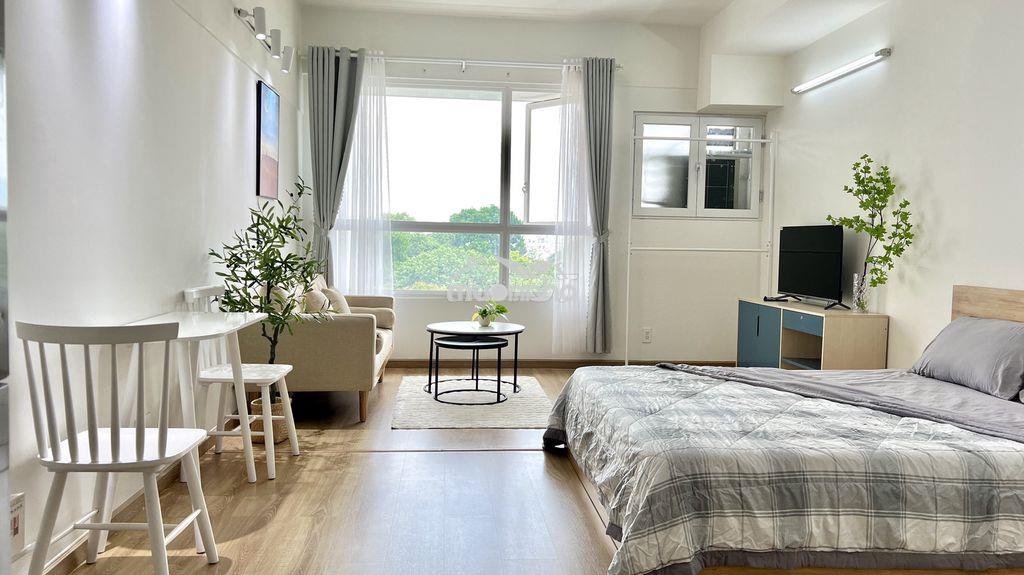 Quận 10 studio full đẹp 13tr, cửa sổ lớn view hoàng hôn siêu đẹp - 2
