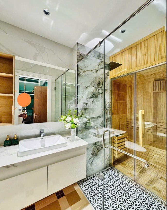 Nhà đẹp 166/3 đặng thùy trâm. dt 4,8x13m. trệt 3 lầu - 2