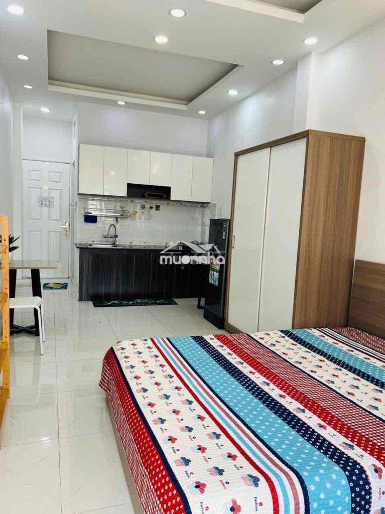 Cho thuê căn studio ban công full nt mới ở điện biên phủ bàn cờ q10 - 2