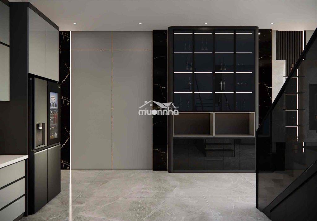 Nhà 1 trệt 2 lầu thiết kế hiện đại hoàn công - 4
