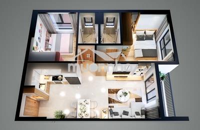 Căn 2pn 2wc 53m2 sổ riêng hoàn thiện - 3