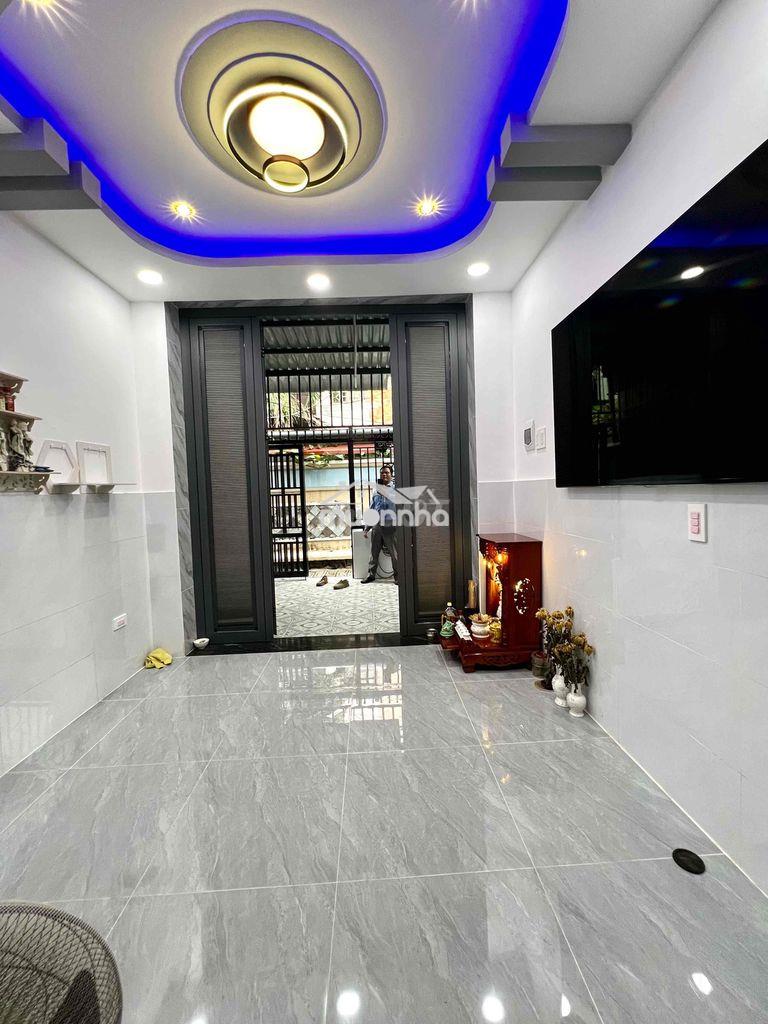 Nhà 3 tầng sổ hồng 2,1 tỷ hẻm xe hơi 5 bước chân tại nguyễn bình nhà b - 3