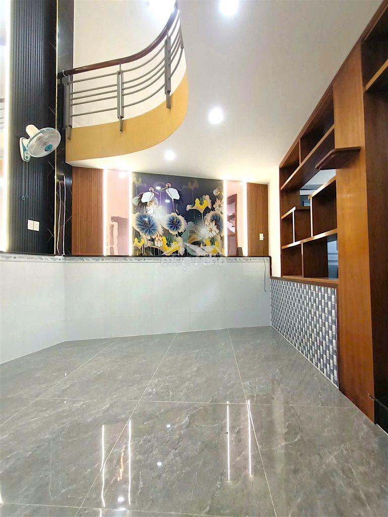 Tôn thất thuyết- q4 -39m²- ngang 5m nở hậu- 5 tầng phong cách châu âu - 4