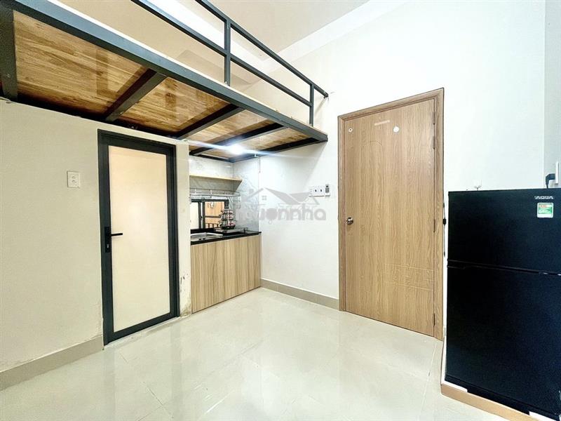Căn hộ gác lửng full nội thất thang máy gần công viên làng hoa gò vấp