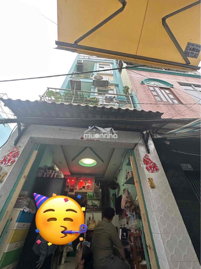 🆘Bán nhà p12q8 gần cầu chà và-hẻm 3gác thông thoáng-4tầng btct-shr
