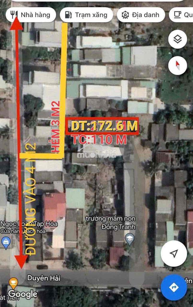 Bán nhà nát tiện xây mới, 172m2 ngay trường mầm non đồng tranh - 2