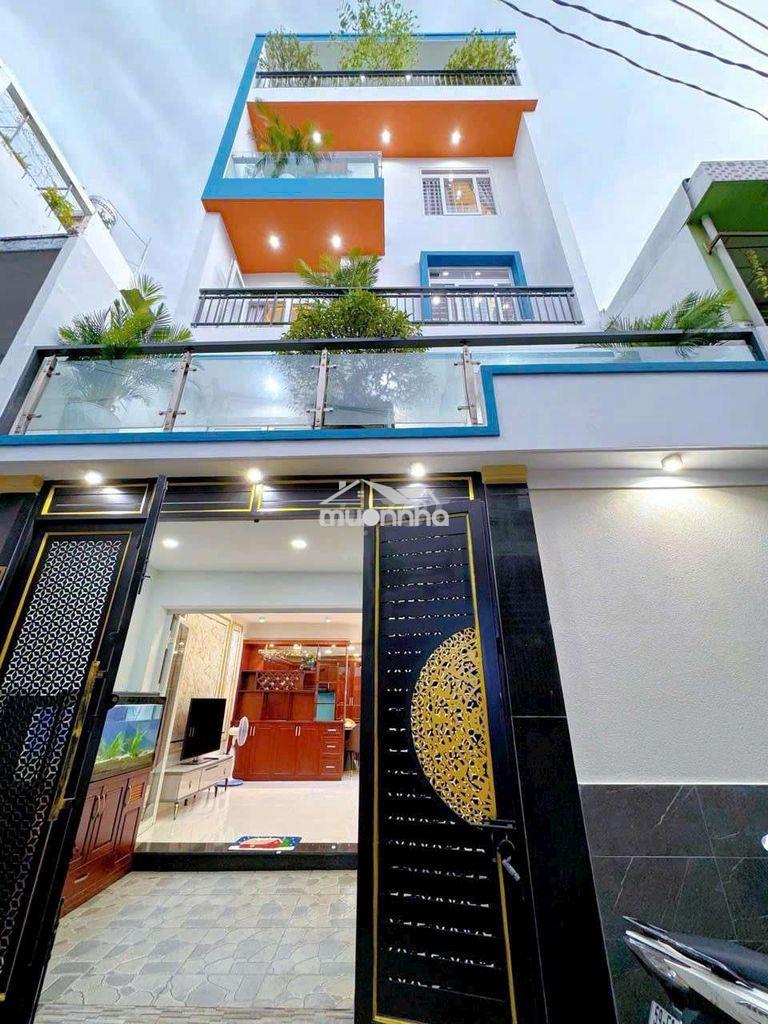 Cho thuê nguyên căn siêu phẩm nhà phố 3pn full nt, bùi quang là p12 gv