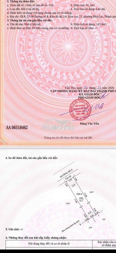 Bán nhà thô mới hoàn thiện ngoài đường số 08 khu đô thị - 2