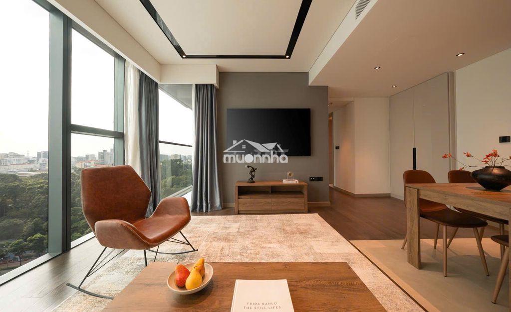 Cho thuê cc grand marriott 75tr, 72m2, 1pn+1, full nt, view sông,q1 ! - 2