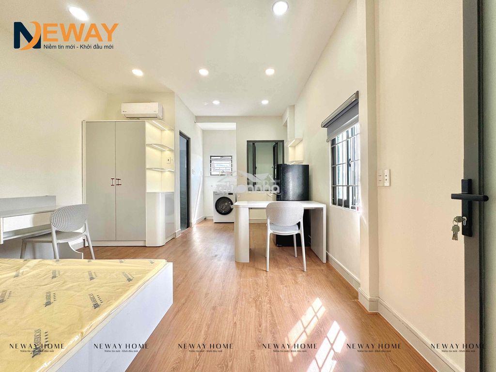 Studio mới xây tone trắng - full nội thất - mgr - gần e.town & ga t3 - 2
