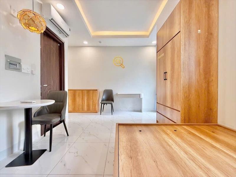 Studio ban công, thang máy, hầm xe, mgr gần đại học văn lang, học viện cán bộ, ngã tư hàng xanh, quận bình thạnh - 4