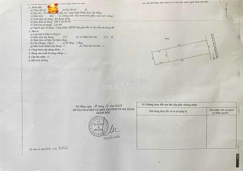Đất biển mặt tiền phố tây an thượng