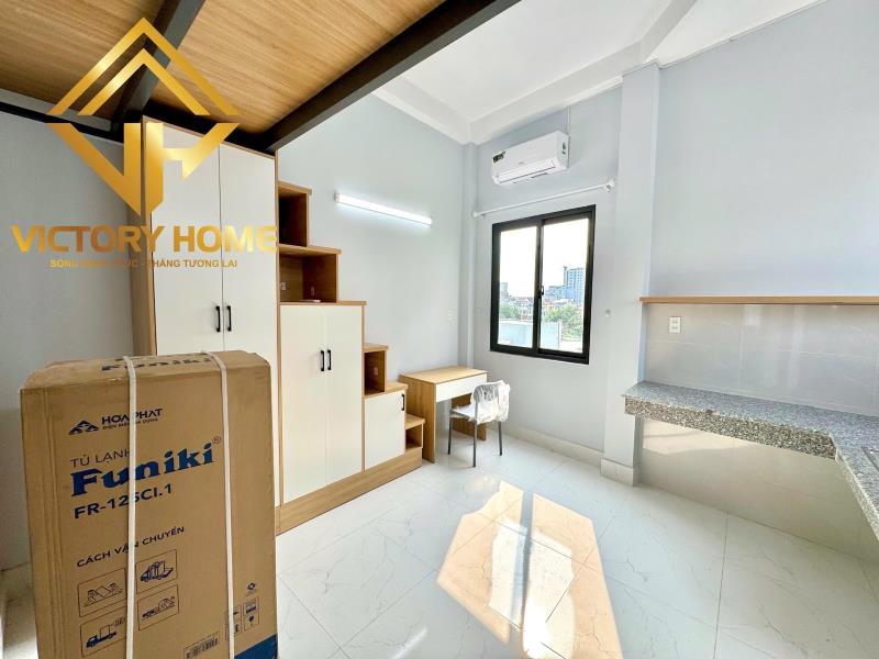 Cho thuê căn hộ ban công, thang máy di chuyển 3p đến đh giao thông vận tải,hutech, ngoại thương, hồng bàng, uef - 2