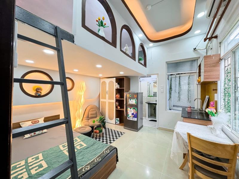 Cho thuê phòng trọ duplex cực chill gần công viên hoàng văn thụ