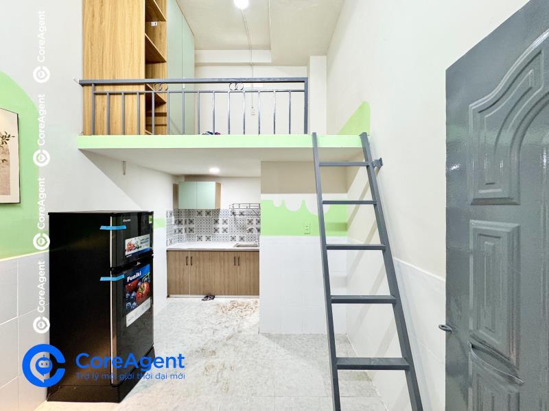 Phòng có gác full nội thất mới 100% ngay ngô chí quốc - 2