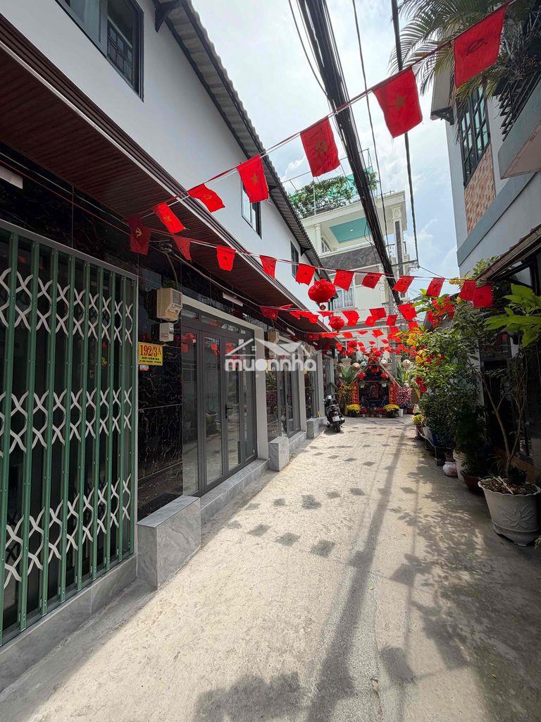 Nhà hxh 192 bùi văn ba ttđ q7 dt 3x6,3m trệt lầu 2 phòng nhà mới tinh