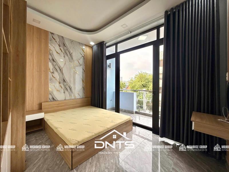 Cho thuê căn hộ 1 phòng ngủ balcony - thang máy - chợ bà chiểu - đh văn lang - ngã tư hàng xanh - cầu bông - 2