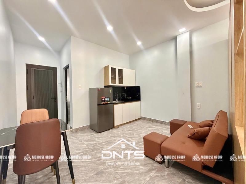 Cho thuê căn hộ 1 phòng ngủ balcony - thang máy - chợ bà chiểu - đh văn lang - ngã tư hàng xanh - cầu bông - 4