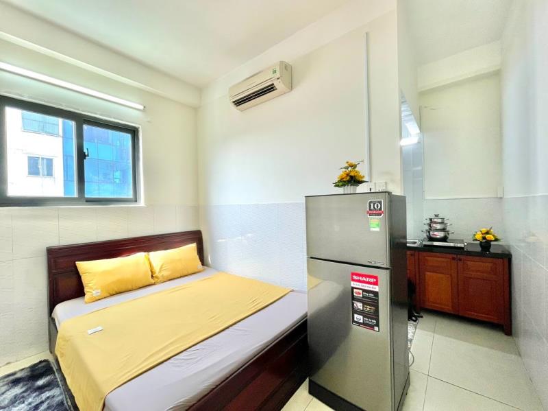 Phòng studio full tiện nghi cửa sổ trời thoáng tại quốc lộ 13 - xvnt gần bến xe miền đông