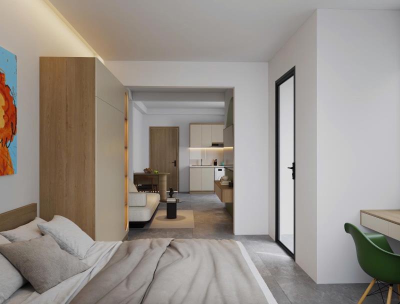 Cho thuê chdv cao cấp 1pn penhouse -50m2 - 2