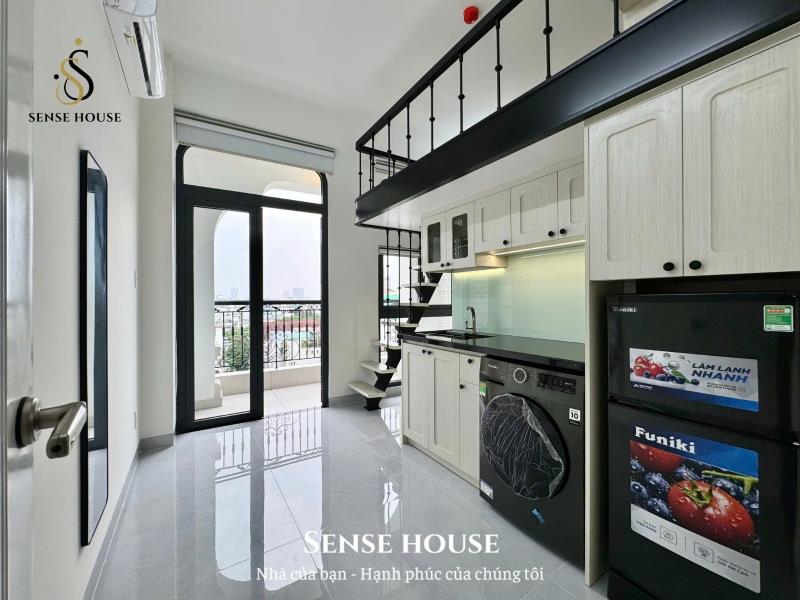 Căn hộ duplex ban công có gu - mới 100% | full nội thất ngay tô hiệu, lũy bán bích 