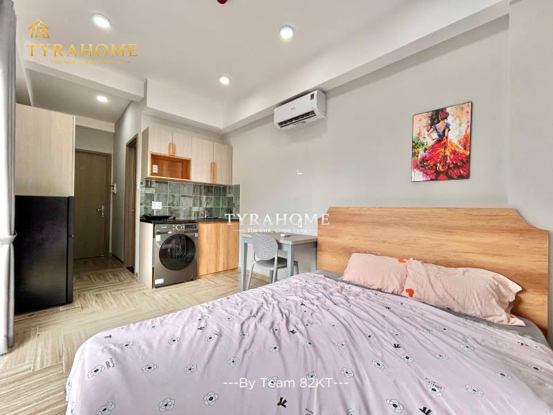 Cho thuê studio full nội thất new 100% - ban công - máy giặt riêng - thuận tiện di chuyển các quận trung tâm