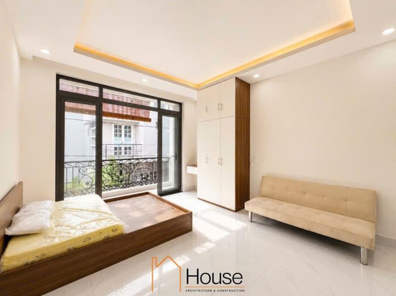 Căn hộ 1pn - ban công - full nội thất - máy giặt riêng - rộng rãi 45m2 - ngay ngã tư hàng xanh - ở 3 người 3 xe