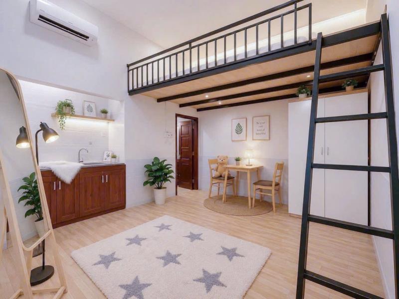 Duplex gần học viện hàng không - cầu vượt hoàng hoa thám - cao đẳng y khoa phạm ngọc thạch - etown cộng hoà