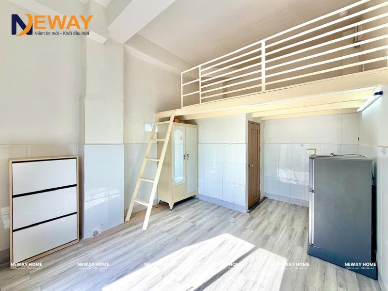 Phòng gác lửng có ban công/ cửa sổ giữa đh văn hiến & đh công thương | có thang máy, bảo vệ 24/24 - 4
