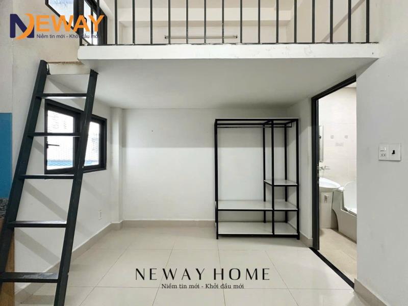Phòng có gác mới , đầy đủ nội thất ngay đại học văn hiến - thang máy, bảo vệ, bãi xe lớn - 2