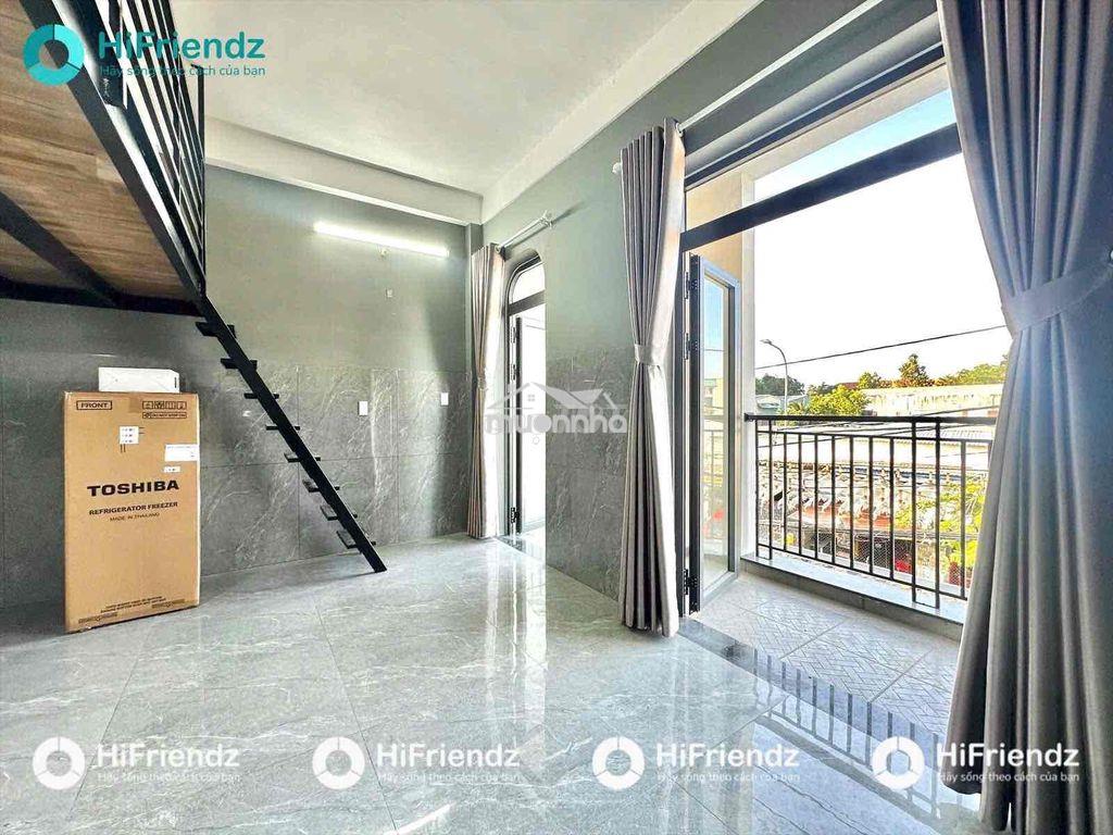 Căn hộ mini có gác cao đứng được ban công đối diện chung cư lê thành - Ảnh 3