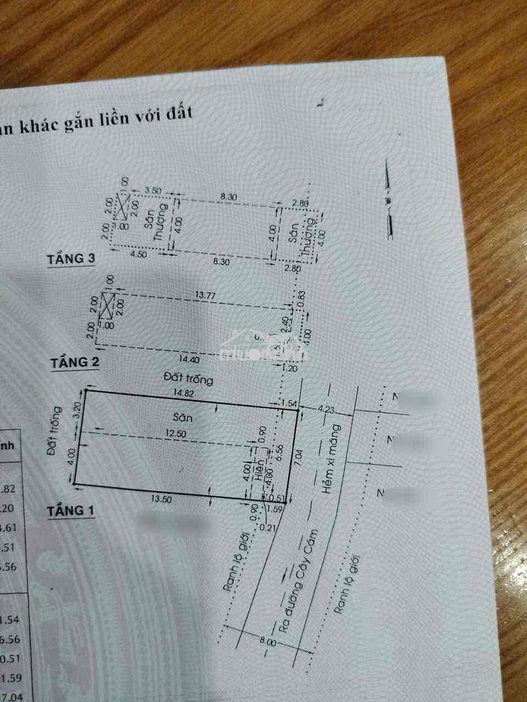 Nhà hxh  7mx16,5m 2 lầu sân thượng - 2