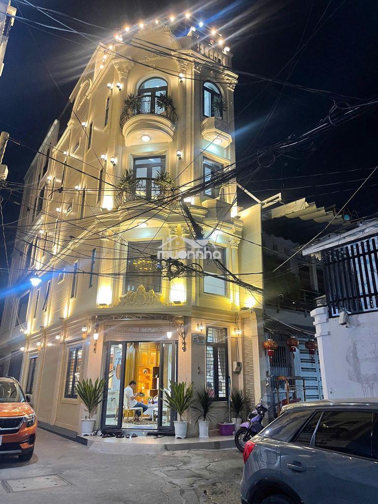 Nhà full nội thất💎hẻm xe hơi💎góc lê đức thọ p16💎 4x15m_4 lầu 4pn-3wc-