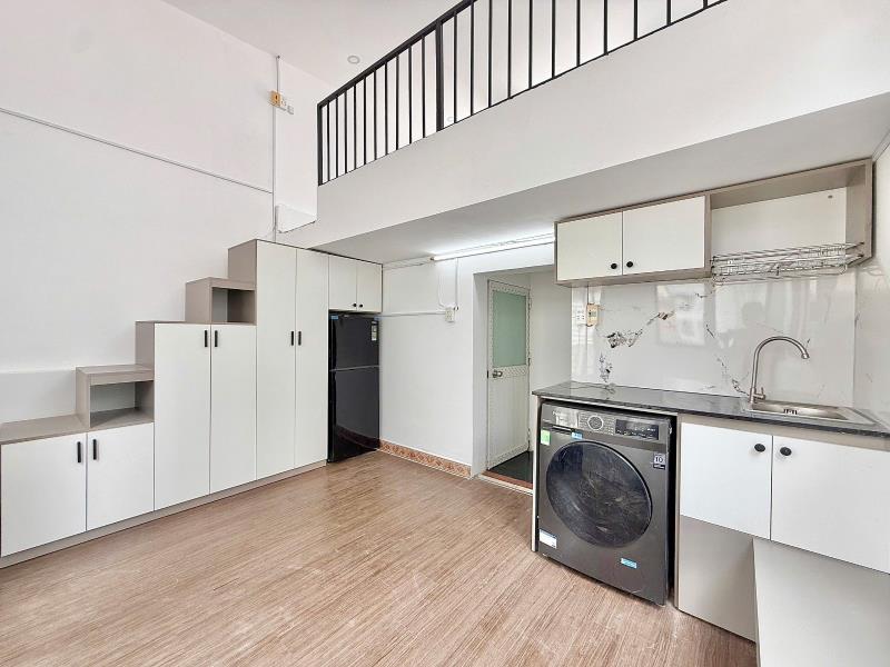 Duplex full nội thất - ban công - máy giặt riêng - ngay trục đường nguyễn hữu cảnh thuận tiện đi q1,q2 - 4