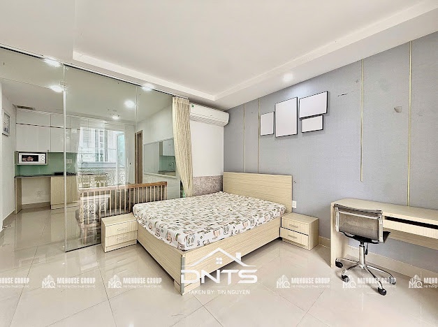Cho thuê căn hộ 1pn balcony - thang máy - cv lê văn tám - đh kiến trúc - isb - chợ tân định - 2