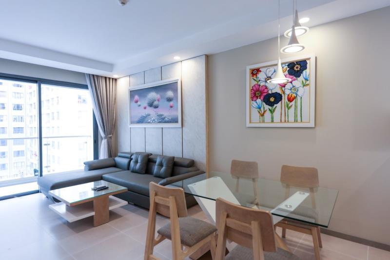Cho thuê căn hộ the goldview q4: 2 phòng ngủ 2 nhà vệ sinh, view sông, giá chỉ 18tr/th- lh 0933600261