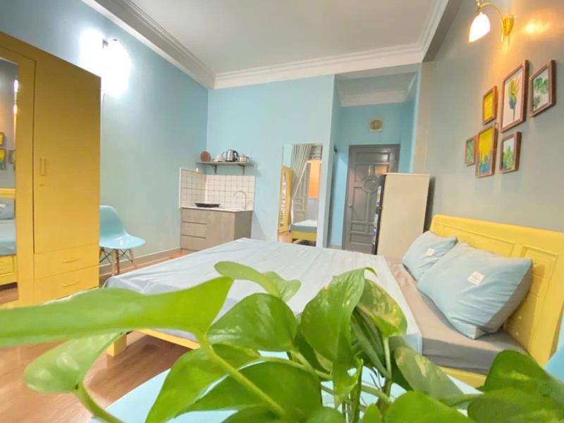 Cho thuê căn hộ ban công, gần đại học ngoại thương, gtvt bạch đằng, bình thạnh - 2