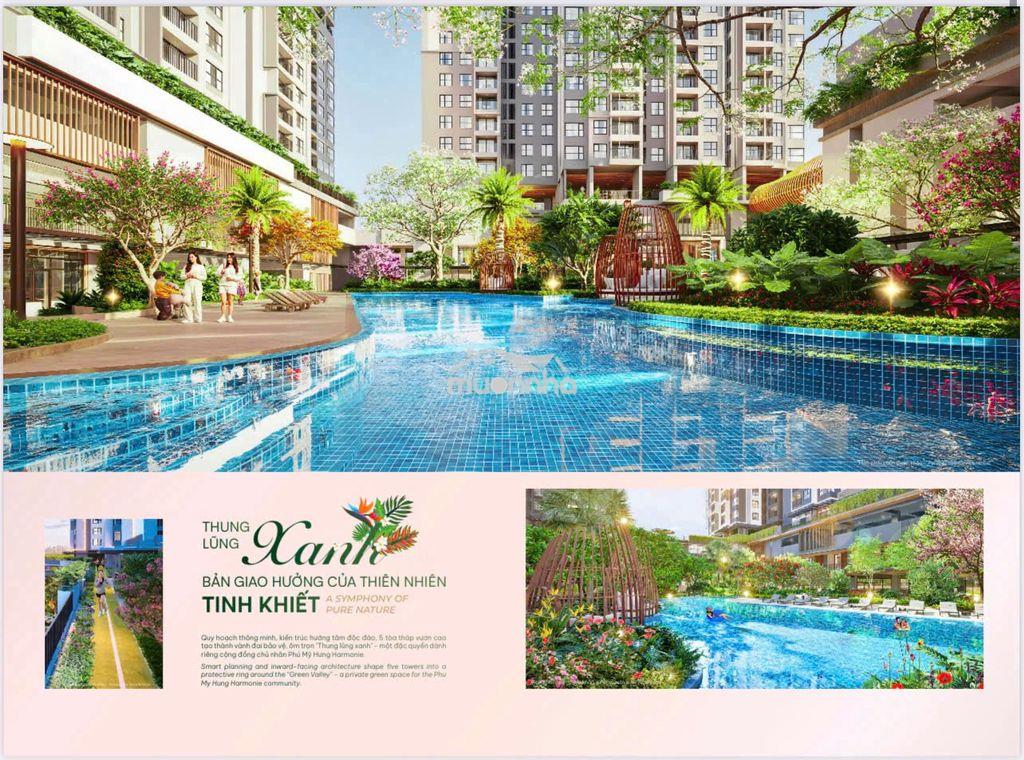 Bán 2pn harmonie phú mỹ hưng - view nội khu - dt 74.5m2 - giá 3.75 tỷ - 2