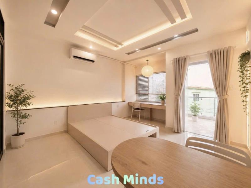 Chung cư 1 phòng ngủ gần đại học văn hiến - âu cơ - chợ bàu cát giá chỉ từ