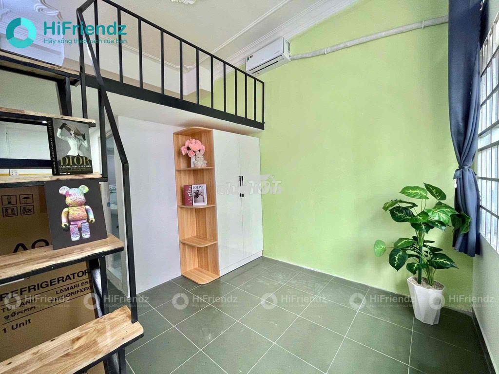 Cho thuê phòng gần đh y dược, đh kinh tế cửa sổ lớn gác cao 2m - 3