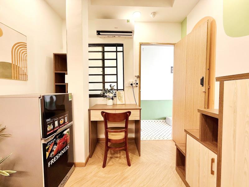 Trọ gác đẹp full nội thất thang máy - huit, vhu, đh hồng bàng - 4