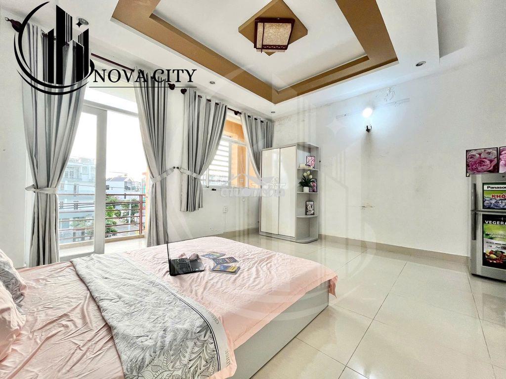 Cho thuê căn hộ ban công full nội thất - đường phạm hùng  - Ảnh 2