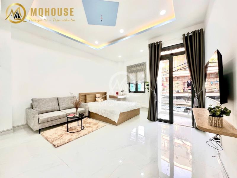 Căn hộ studio ban công/ cửa sổ ngăn bếp mới keng - khu k300, ngã tư bảy hiền, công viên lê thị riêng - 4