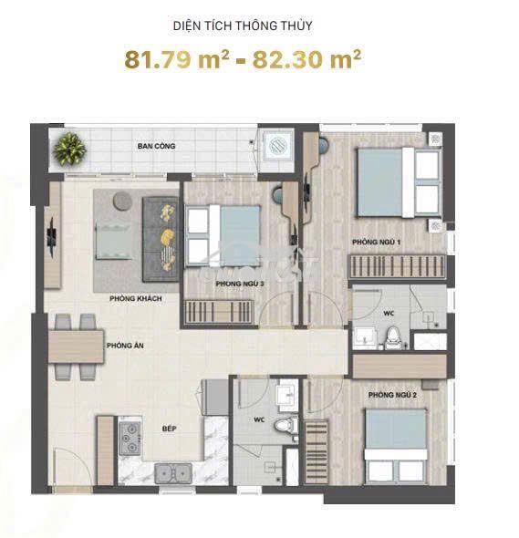 Chính chủ cần bán căn hộ victoria village đường trương văn bang