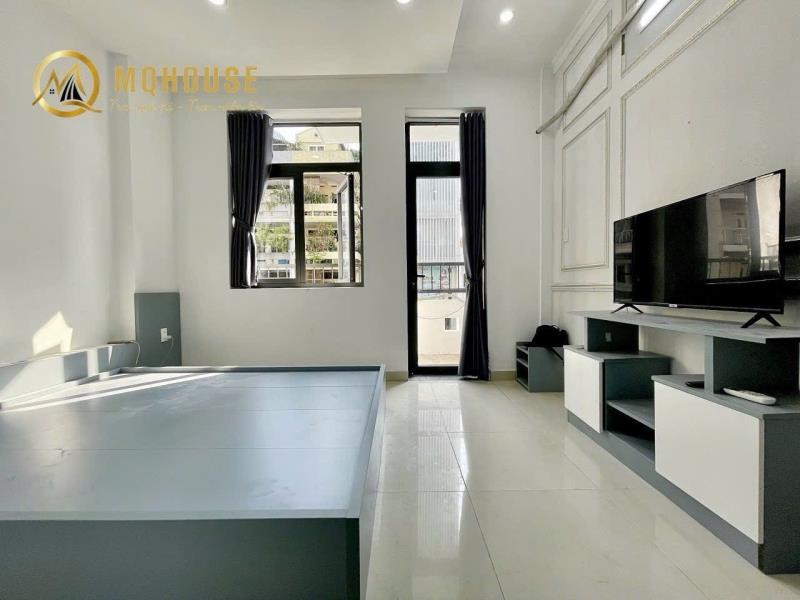 Cho thuê căn hộ 1pn 40m2 full nội thất ngay vòng xoay điện biên phủ, trường đại học mở, hồng bàng, uef