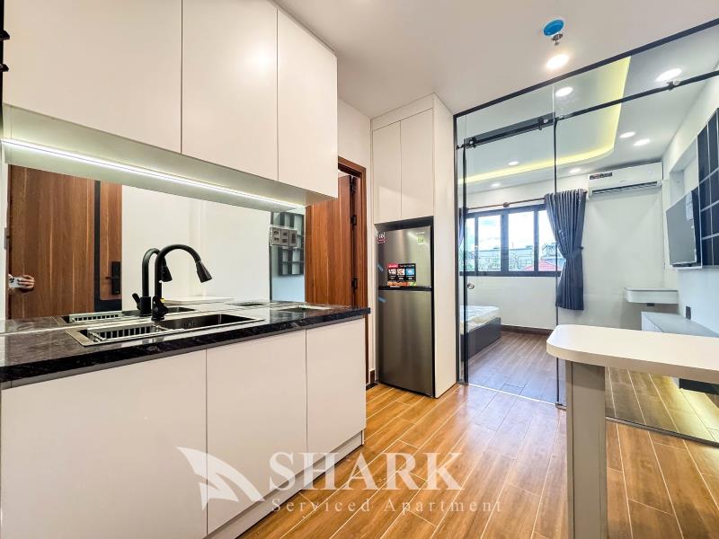 Cho thuê 1pn full nội thất 35m2 có thang may ham xe bảo vệ 24/24  ngay chợ bà chiểu, trường đại học văn lang